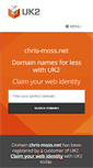 Mobile Screenshot of chris-moss.net